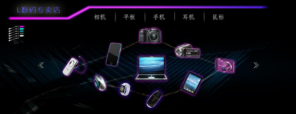 數碼產品網頁設計